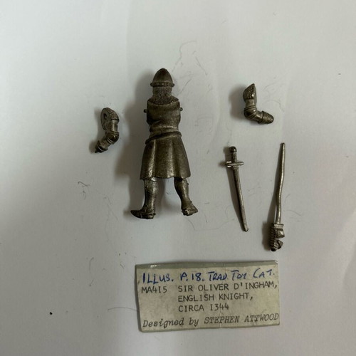 Men at Arms μολυβένια στρατιωτάκια Sir Oliver D'Ingham σαν καινούργιο
