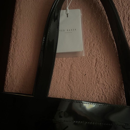Ted Baker handbag new, black with white bow