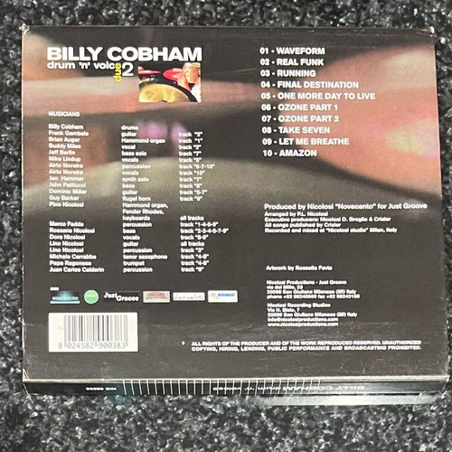 Billy Cobham Drum 'N' Voice 2 CD like new, jazz