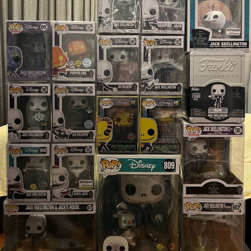 Funko Pop Jack Skellington new, set of 18 pieces