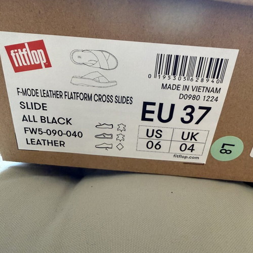 Flip Flop black flip flops new women's size 37