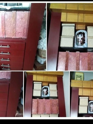 Χειροποίητο έπιπλο ελληνικής κατασκευής σαν καινούργιο με ράφια και συρτάρια
