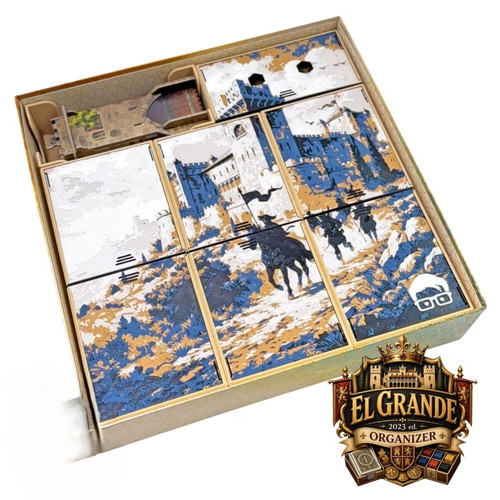 El Grande 2023 Board Game Organizer New, Fits Sleeved Cards, Power Shift Expansion