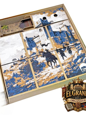 El Grande 2023 Board Game Organizer New, Fits Sleeved Cards, Power Shift Expansion