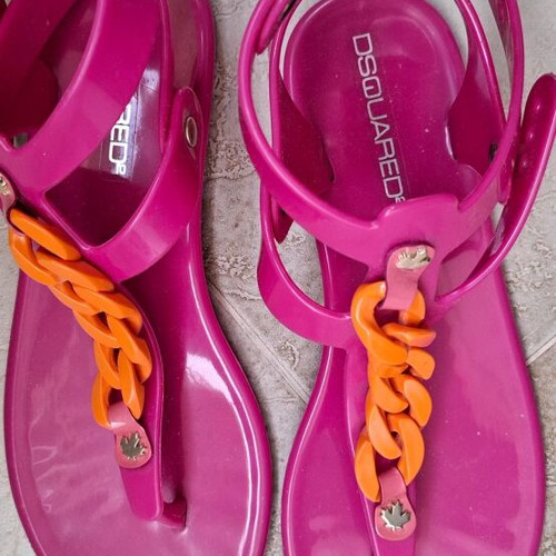 Dsquared2 sandals like new, pink and orange, size 38.5