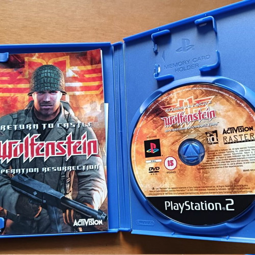 Return to Castle Wolfenstein PS2 παιχνίδι μεταχειρισμένο, σε καλή κατάσταση