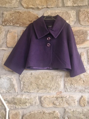 Short jacket used, purple, size S