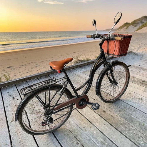 City Bicycle like new with vintage style and full equipment