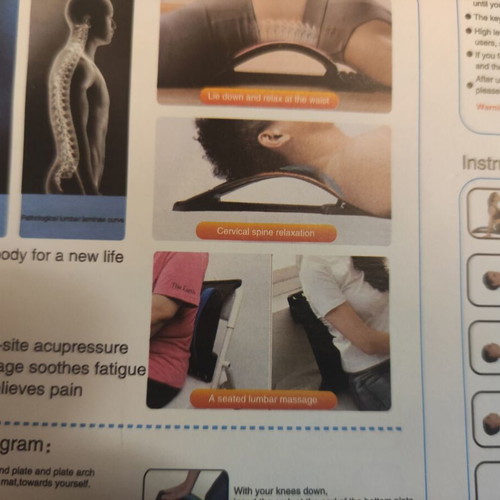 Spine and neck relief device new