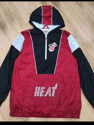 Miami Heat Mitchell and Ness windbreaker like new