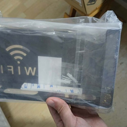 Wall Mount Bracket for Router/Switch Black New