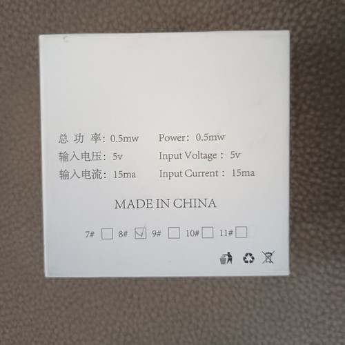 Smart ring size #8 new with Bluetooth and health monitoring