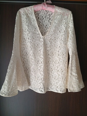 Zara white women's blouse new, size L