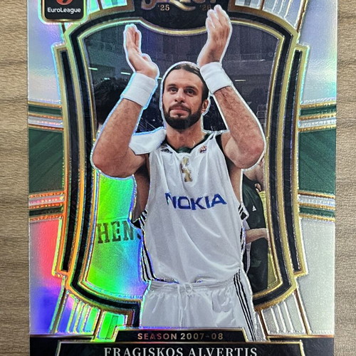 2025-26 Panini Select Euroleague Basketball Fragiskos Alvertis Silver Card like new