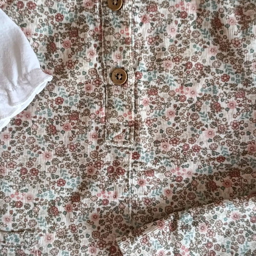 Corduroy dress set 9-12 months Mamas and Papas like new
