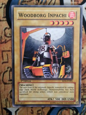 Woordborg Inpachi κάρτα Yu-Gi-Oh! σαν καινούργιο, Normal Monster