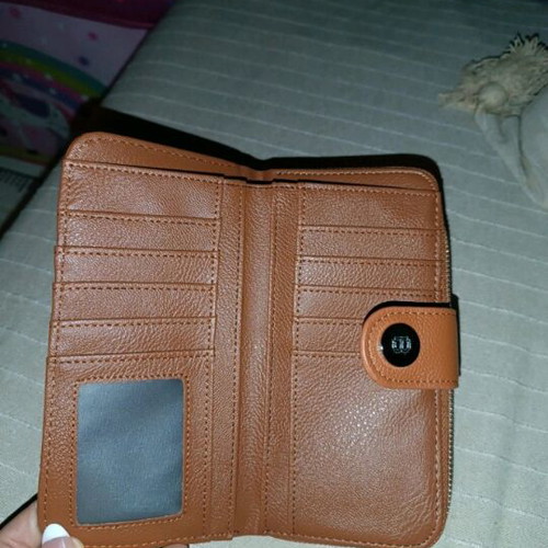 Bag to Bag wallet brown and multicolor new with floral pattern