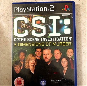 CSI 3 Dimensions of Murder PlayStation 2 αγγλικό πλήρες