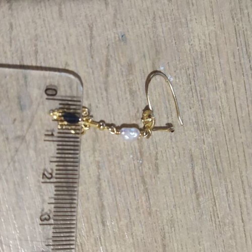 14K Gold Earrings new, 1.9 g