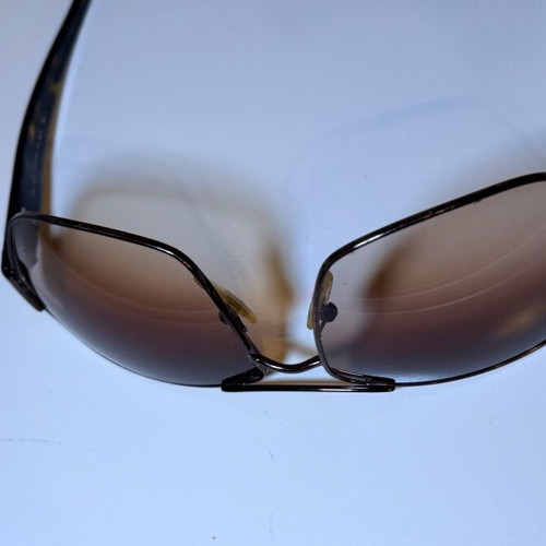 Salvatore Ferragamo men's sunglasses brown beige used