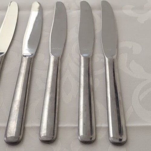 Medical Corps Officer Knives used, set of 5, stainless steel