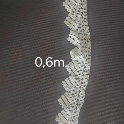 Handmade lace variety in designs and lengths like new