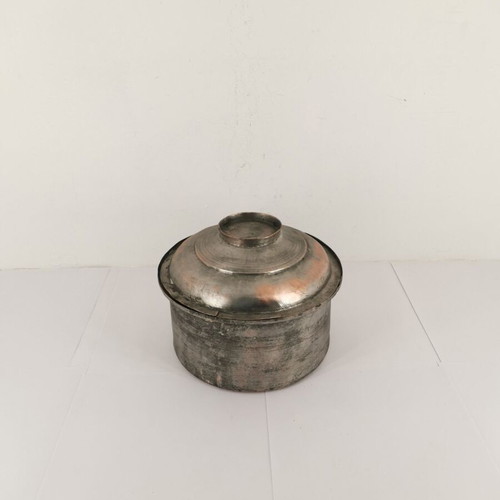 Copper pot used, vintage 1950
