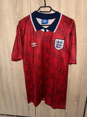 England Retro Football Shirt original Umbro remake like new