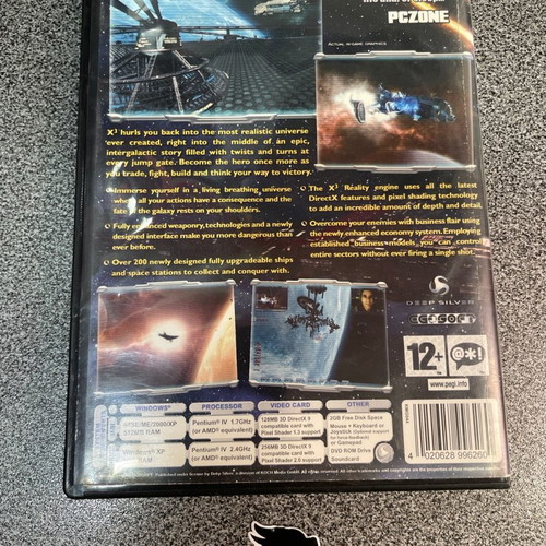 X3 Reunion PC game used, DVDROM with scratches