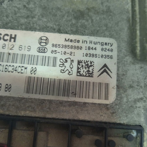 ECU computer Citroen Berlingo 1.6HDI used 9661032980 0281012619