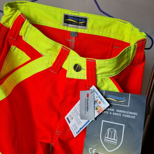 Women's new reflective work pants size 38