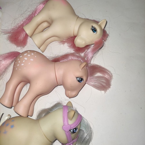 My Little Pony El Greco Snow White, Elsie, Rosalin & accessories used set