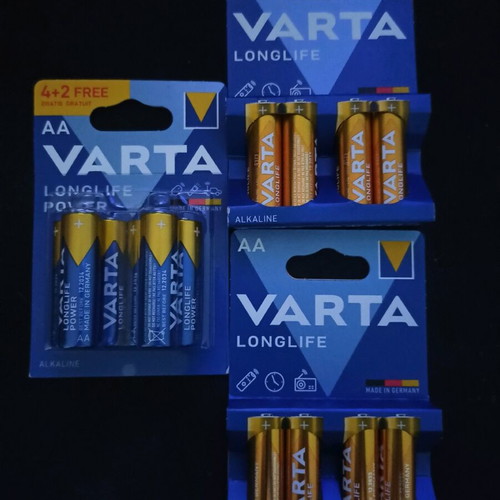 Varta batteries new, all together