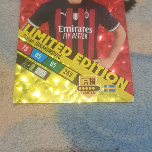 Zlatan Ibrahimovic FIFA 365 Limited Edition card like new