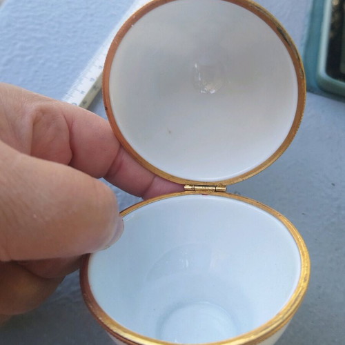 Vintage collectible Raynaud Limoges egg for Zerteo like new