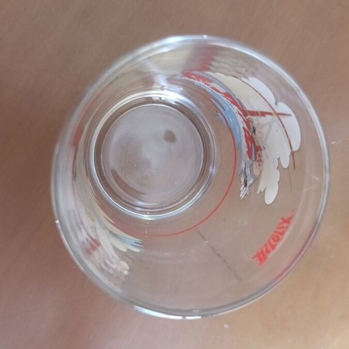 Nutella promotional glass with Asterix images