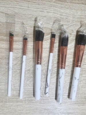 Marble makeup brushes new