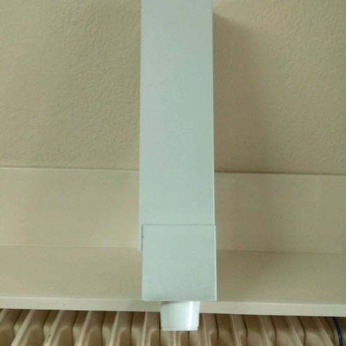 Hanging metal cup holder used for plastic cups