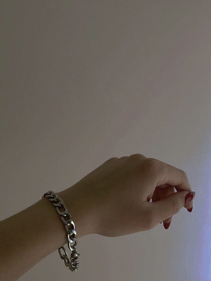 Bracelet made of stainless steel new, silver
