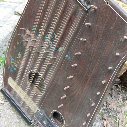 Vintage string instrument, 60 cm x 40 cm