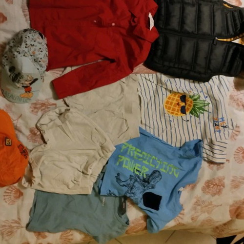 Boys' summer clothes 9 pieces Disney dmd mexx Zara h@m age 3-4