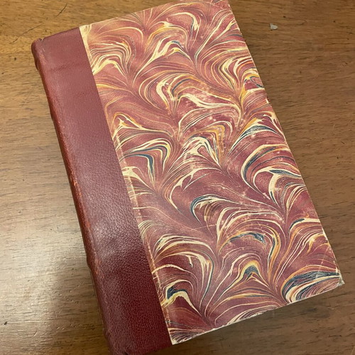 Goethe Two Works in One French Book used, leatherbound edition