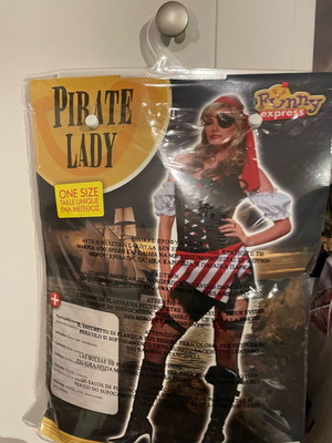 Carnival women's pirate costume like new one size