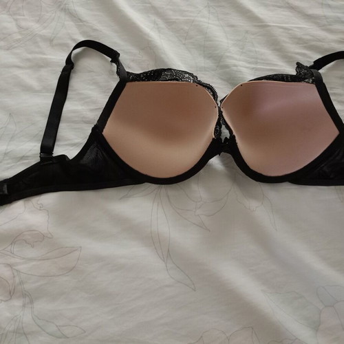 Wonderbra Push-Up Lace Triangle Bra, black