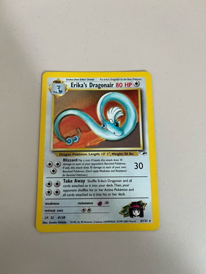 Erika’s Dragonair 4/132 G1 Unlimited Holofoil Rare like new