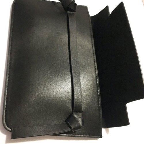 Estee Lauder clutch pouch new, black leather