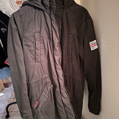 Superdry women's jacket gray like new