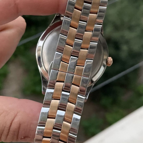 Emporio Armani Rose Gold watch, stainless steel, 43mm