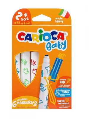 Carioca toddler markers set of 6 new