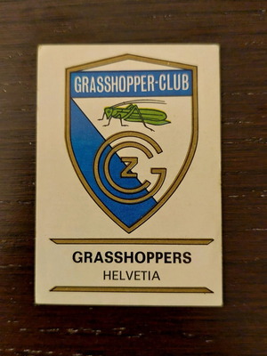 Grasshoppers Helvetia Panini sticker like new